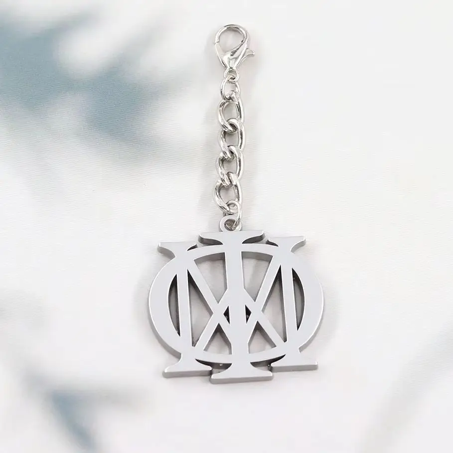 Dream-Theater Majesty Symbol Keychain Progressive Metal Band Music Logo Keyring Classic Rock Badge Pendant Car Bag Fans Gift