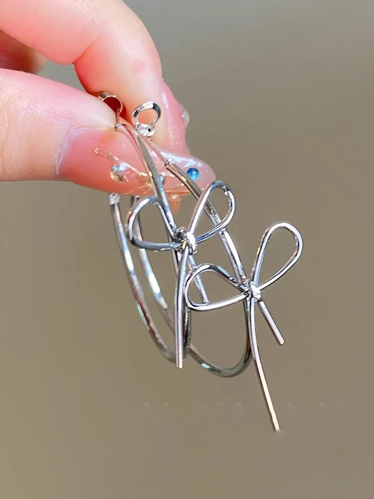 brincos-estilo-bailarina-com-laco-borboleta-design-Unico-para-mulheres-verao-acorios-de-moda-simples-e-versateis