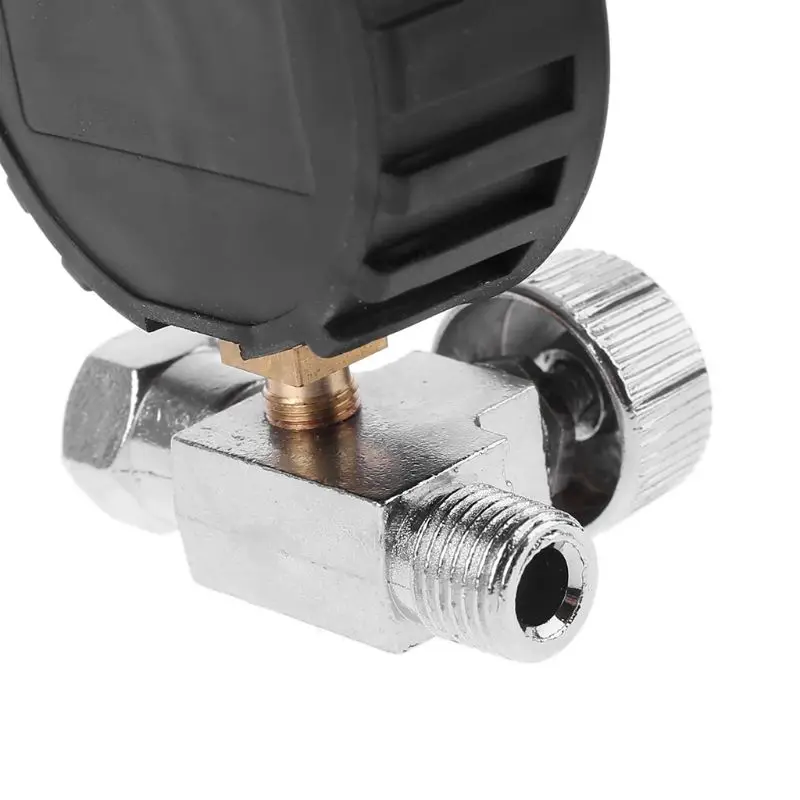 

A5YD Pressure Gauge 1/4" Digital Air Compressor 200PSI Pressure Regulator Gauge Control Tool Easy Connection Compact-