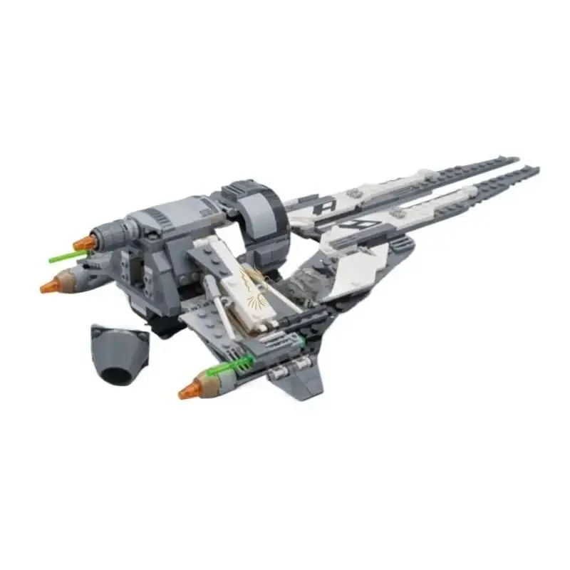 New MOC Flying Fighter Vehicle Model 396Pcs Home Ornament Building Blocks Gift for Boys - view 3