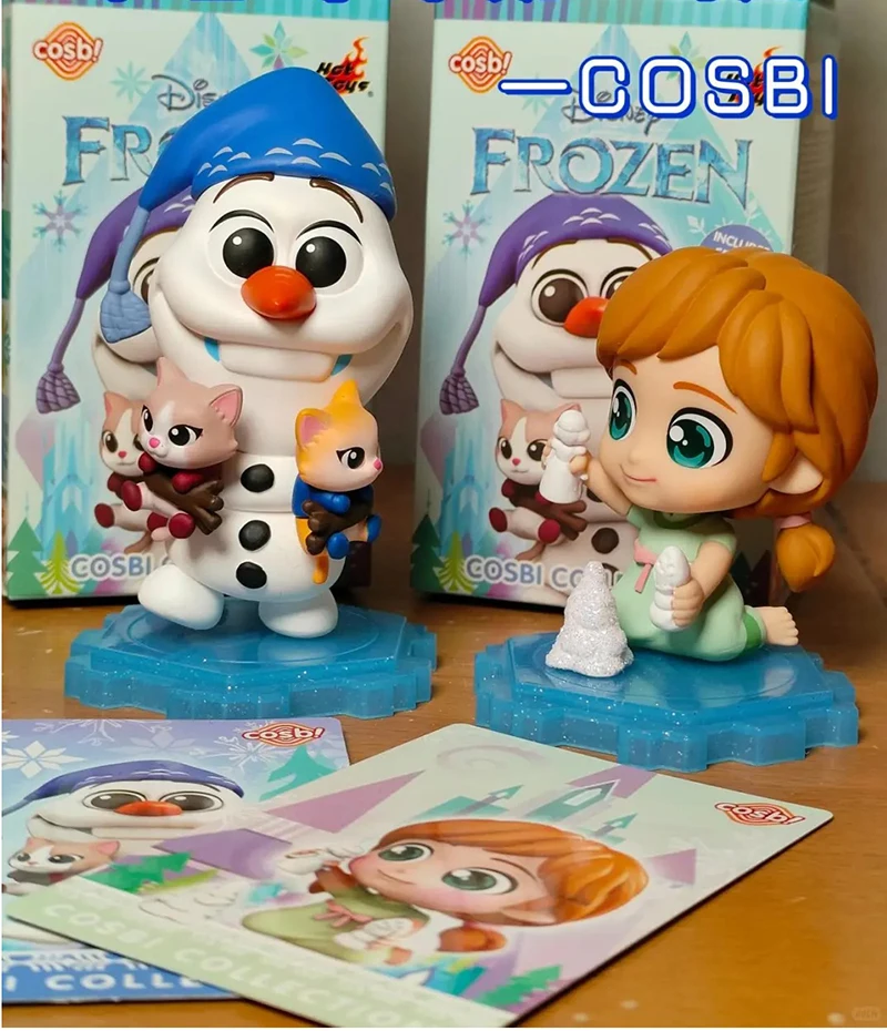 Original Disney FROZEN 2.0 Blind Box Hot Toys Cosbi Elsa Olaf Anna Mystery Box Anime Room Decoration Kawaii Gift Toys