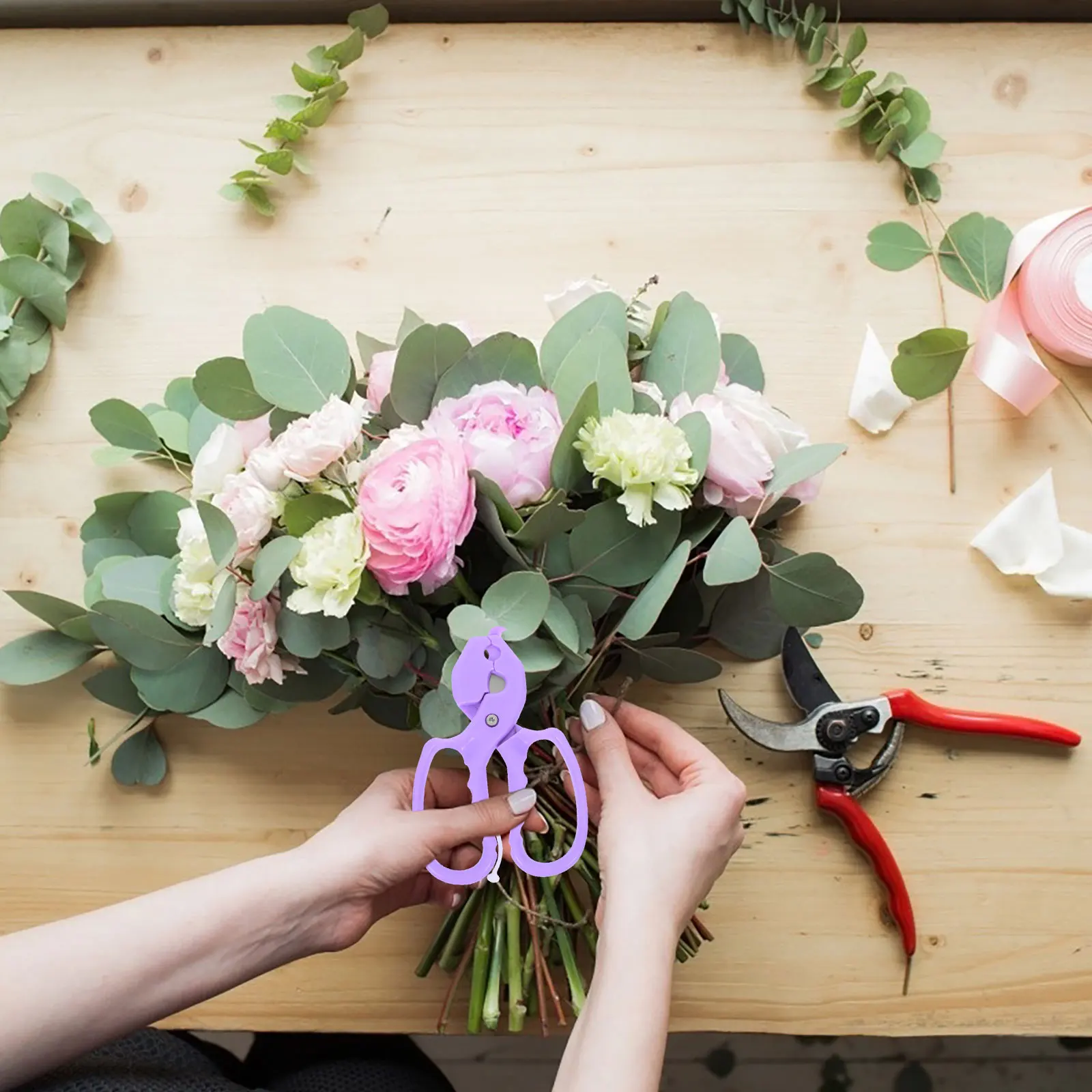 

Rose Thorn Remover Tool Upgrade Rebound Design Floral Scissors For Trimming Stems Sharp Garden Pruners Ergonomic Handle