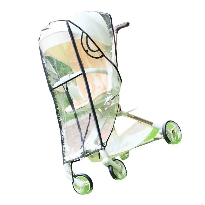 

E06F Clear Windproof Protections Weather Shield Pushchair Cover Stroller Accessories