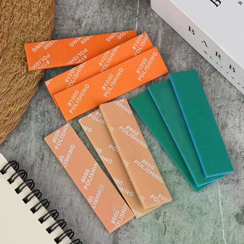 9pcs MS-E400-2000 Semi-rigid Sanding Sticks for Model Making Tools Plastic Model Polishing Rod Hobby DIY Craft