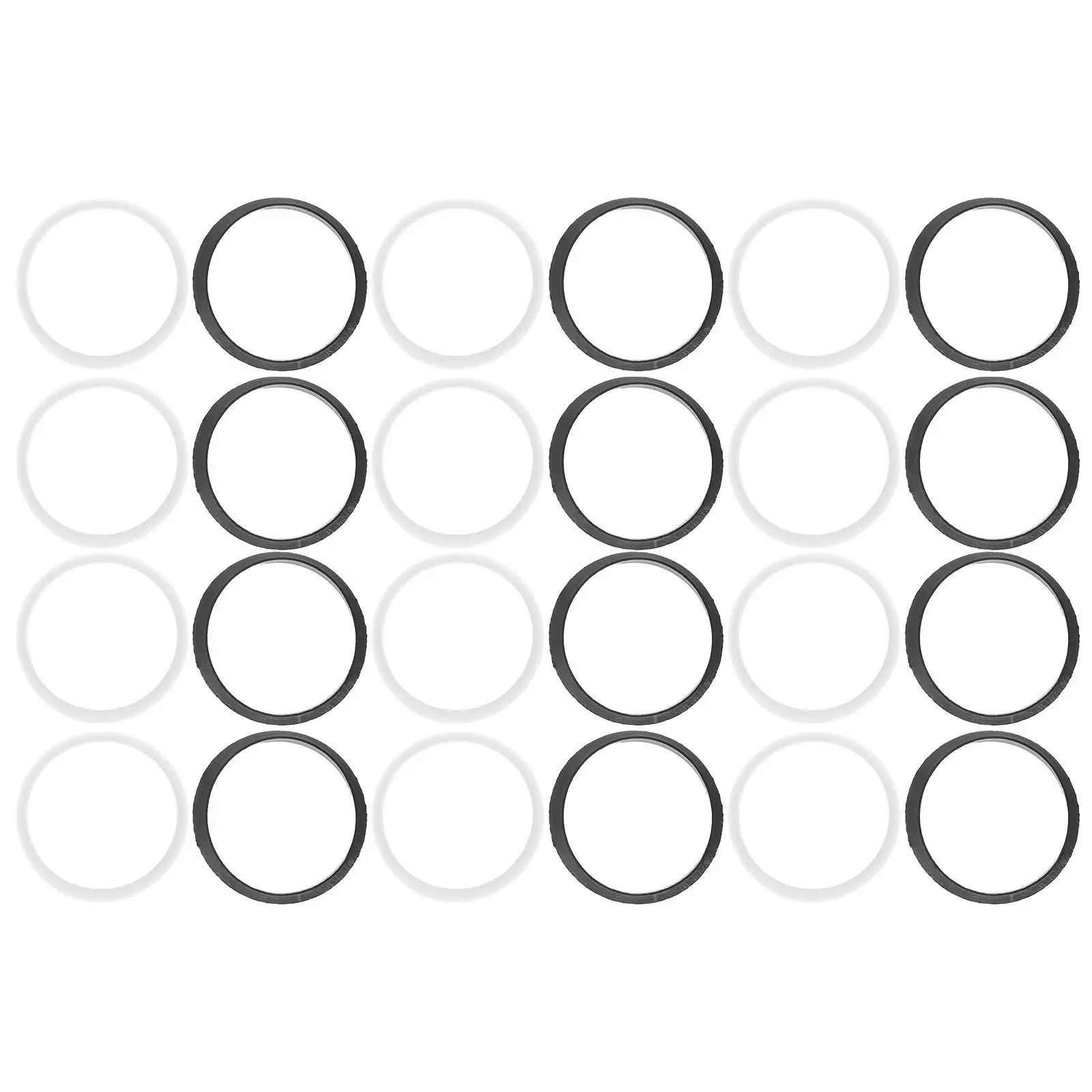 24Pcs Sink Strainer Gasket Seal Ring for Kitchen Sink 38mm Gasket Leak Proof Washer Plumbing Sink Waste Seal for Plumbing Repair