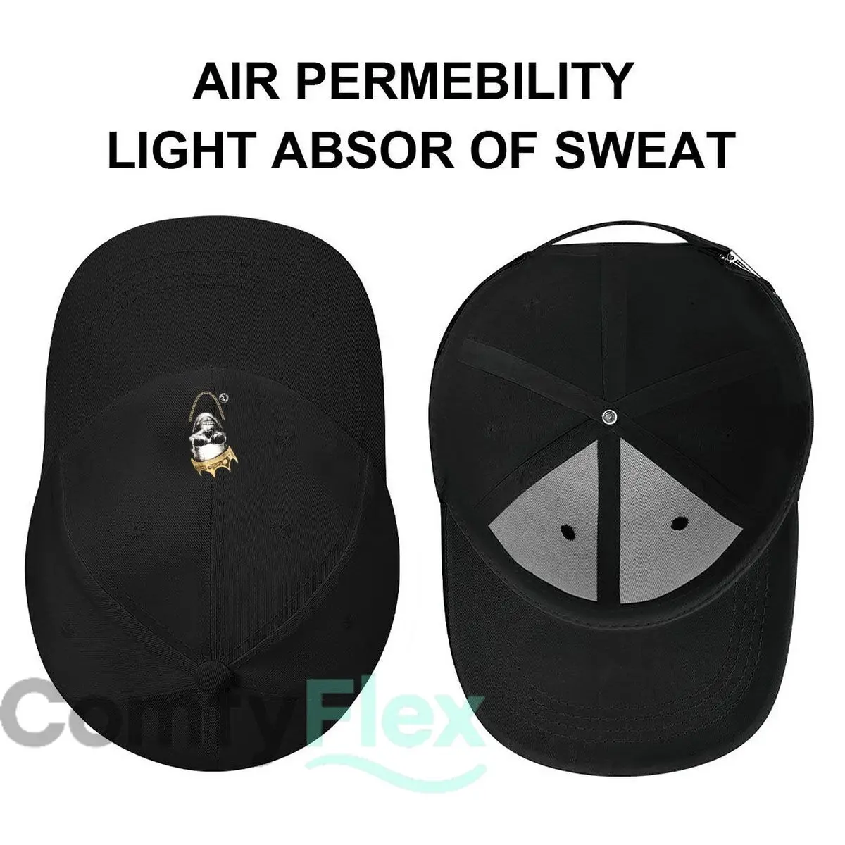 الجمجمة مع تاج قبعة بيسبول رويال ليجاسي أزياء الرياضة في الهواء الطلق Sunhat الرجال Snapback قبعة المرأة #3