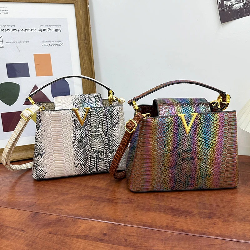 

Новая женская сумка через плечо с ремешком-цепочкой, роскошная дизайнерская сумка через плечо, оснащенная регулируемыми и съемными лямками