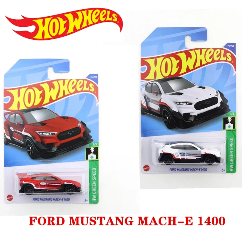 

2023-81 2022-73 Hot Wheels FORD MUSTANG MACH-E 1400 Mini Alloy Coupe 1/64 Metal Diecast Model Car Kids Toys Gift