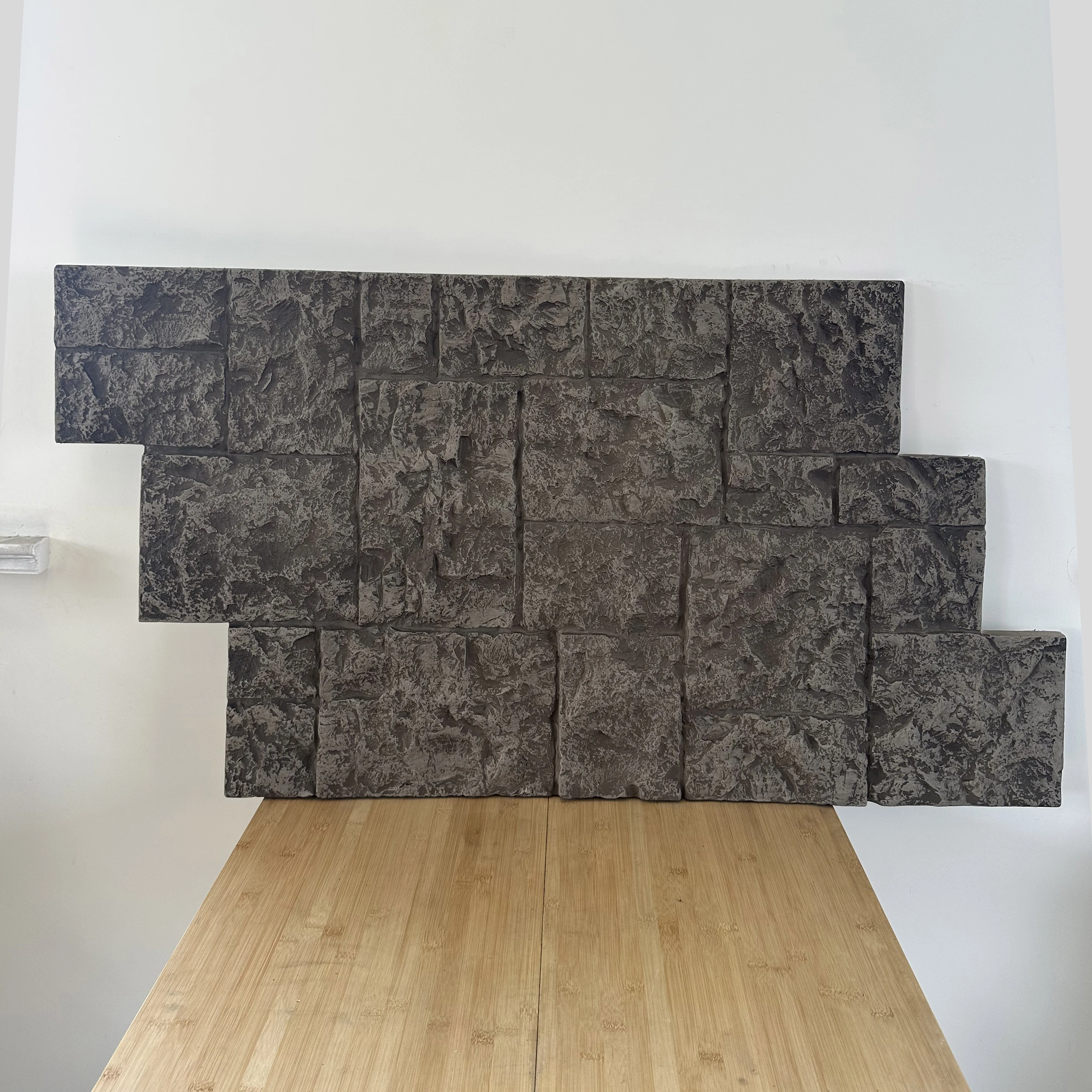 Faux Pu Soft Stone 3d Stone Wall Panel Castle Stone PU Amusement Park House Yard Lightweight B1 Fireproof