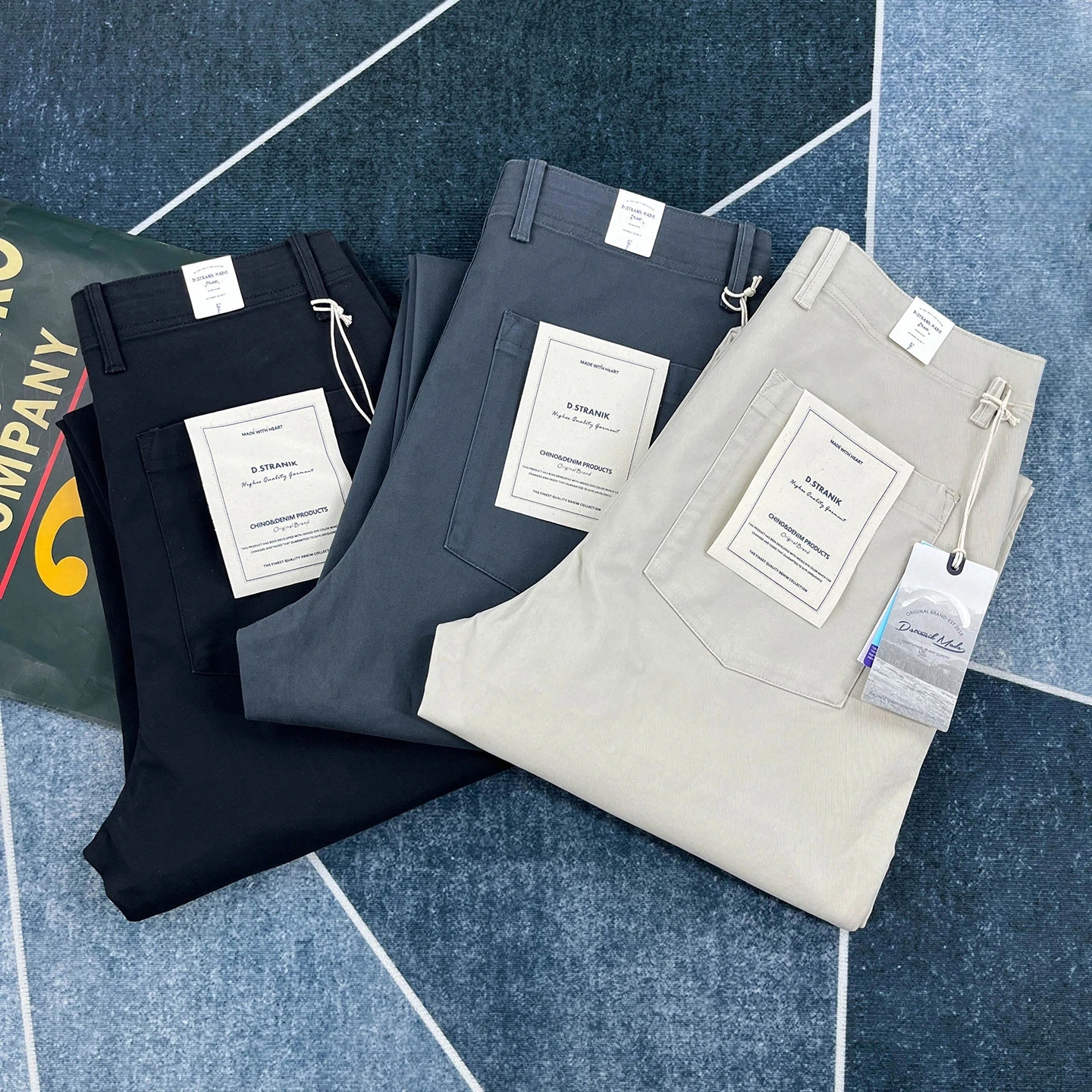 

Autumn men's casual pants thick straight trousers American style work pants