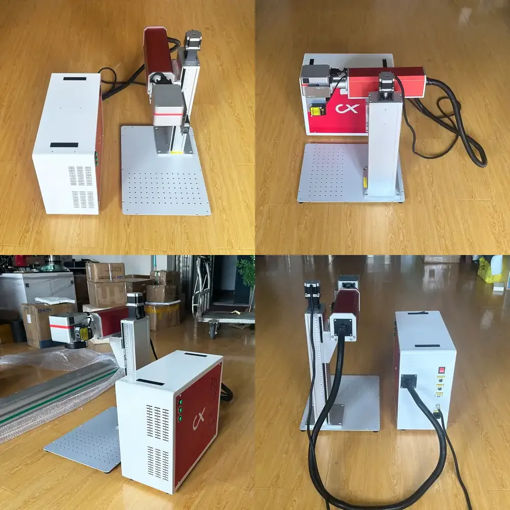 Máquina de Marcado Láser de Fibra Óptica de 60W 100W 200W M7 con Enfoque Automático JPT MOPA para Ezcad Lightburn para Raycus 20W 30W 50W 70W Industrial