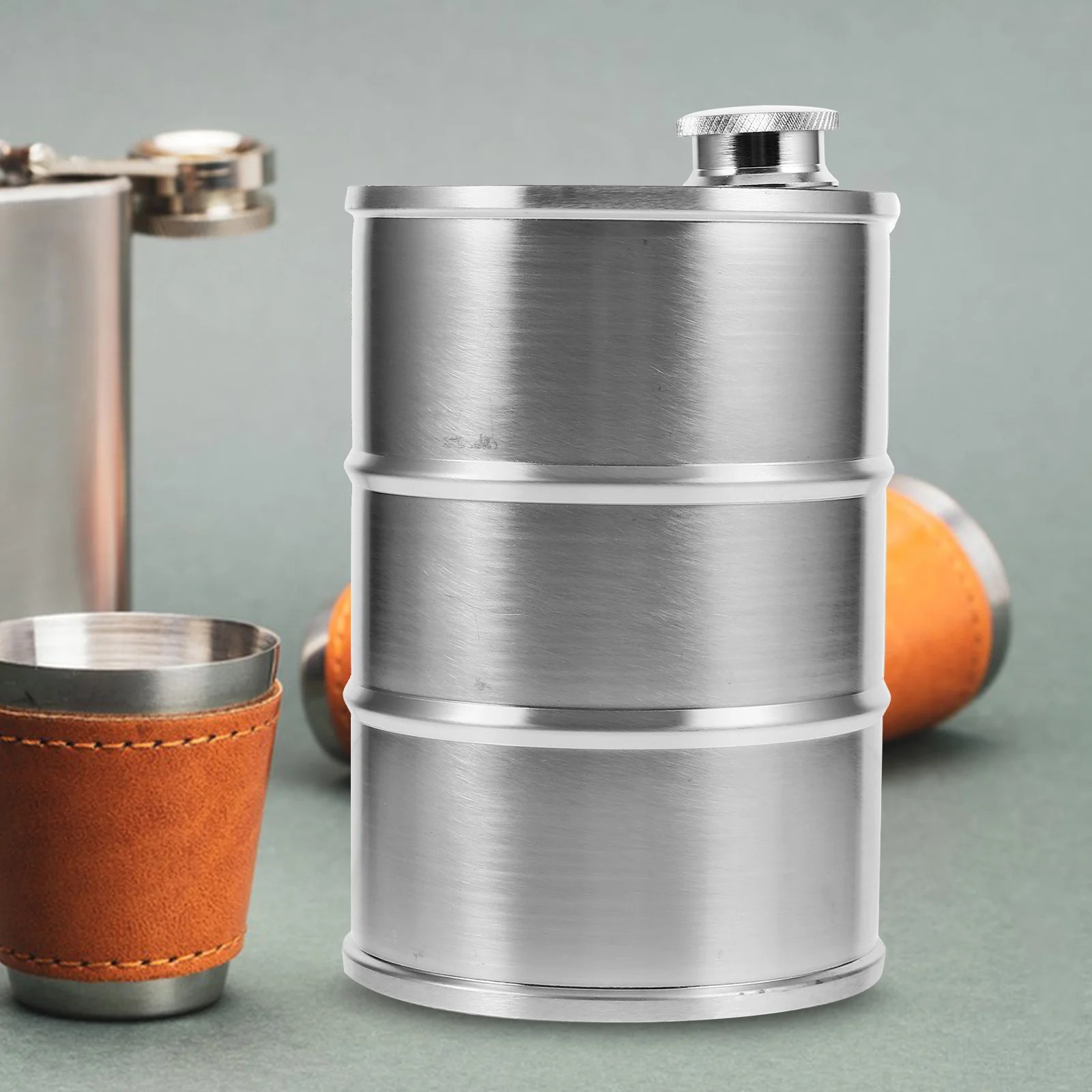 علبة قهوة 25 أونصة 750 مل، قارورة من الفولاذ المقاوم للصدأ، حاوية محمولة شديدة التحمل للسائل، مثالية للسفر والتخييم والخارج