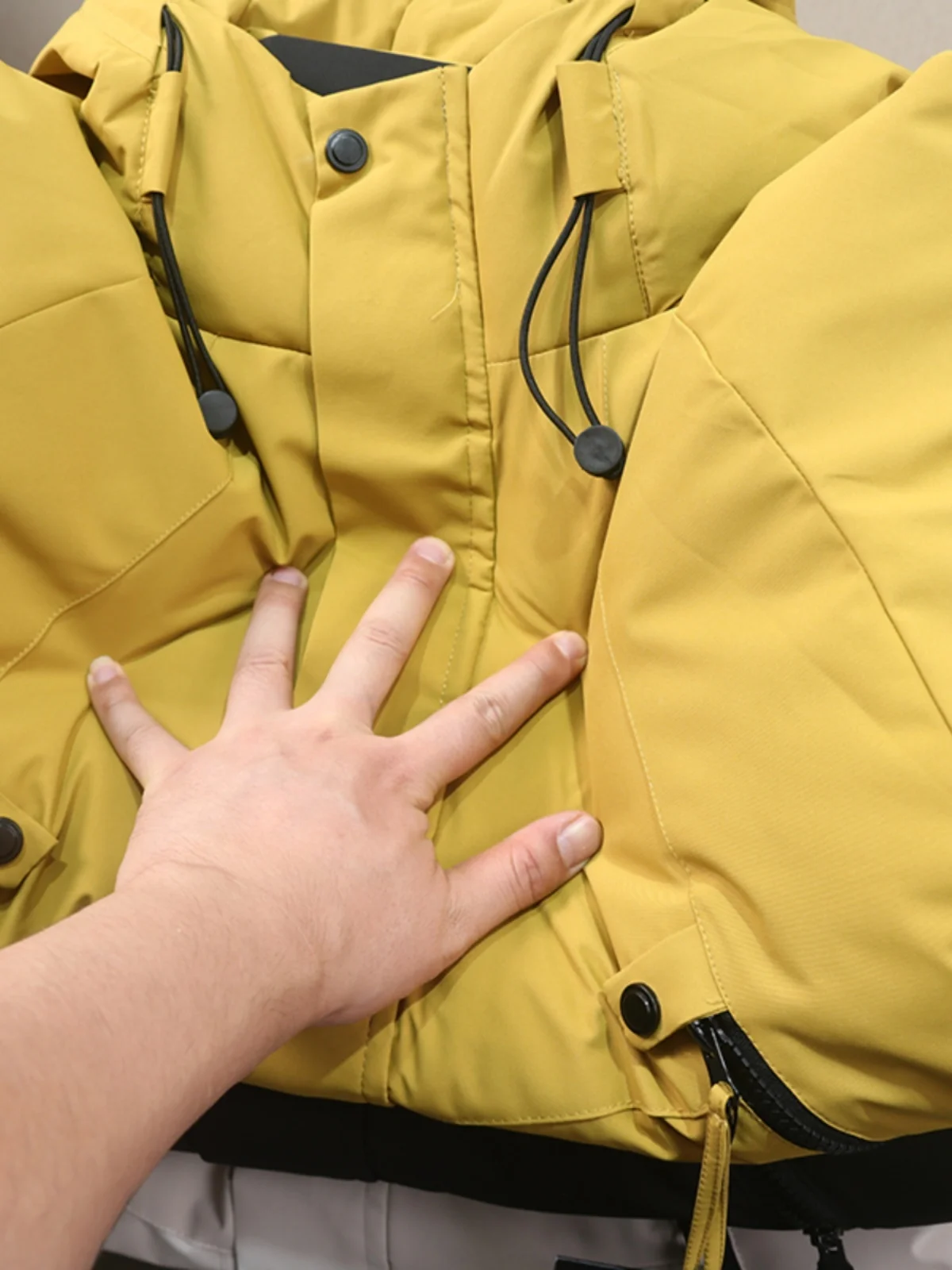 الرجال في الهواء الطلق Thiened مقنعين القطن Jaet الدفء تخزين مقاوم للماء يندبروف سلسلة الجبل Faion Urban Basic Sle