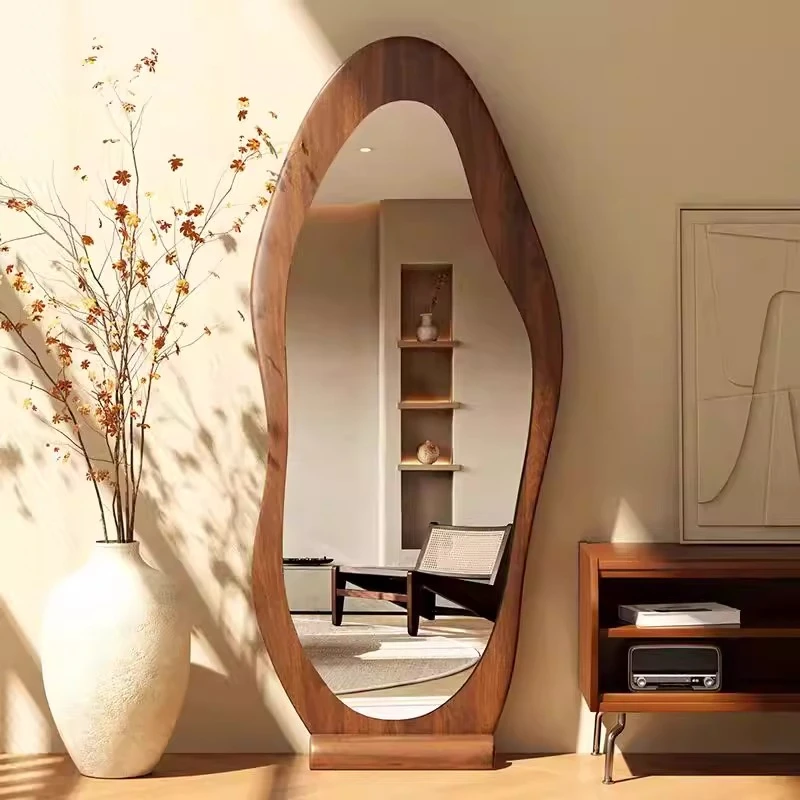 Luxury Standing Decorative Mirror Full Length Interior Decorative Mirror Irregular Living Room Akcesoria Do Pokoju Home Decor
