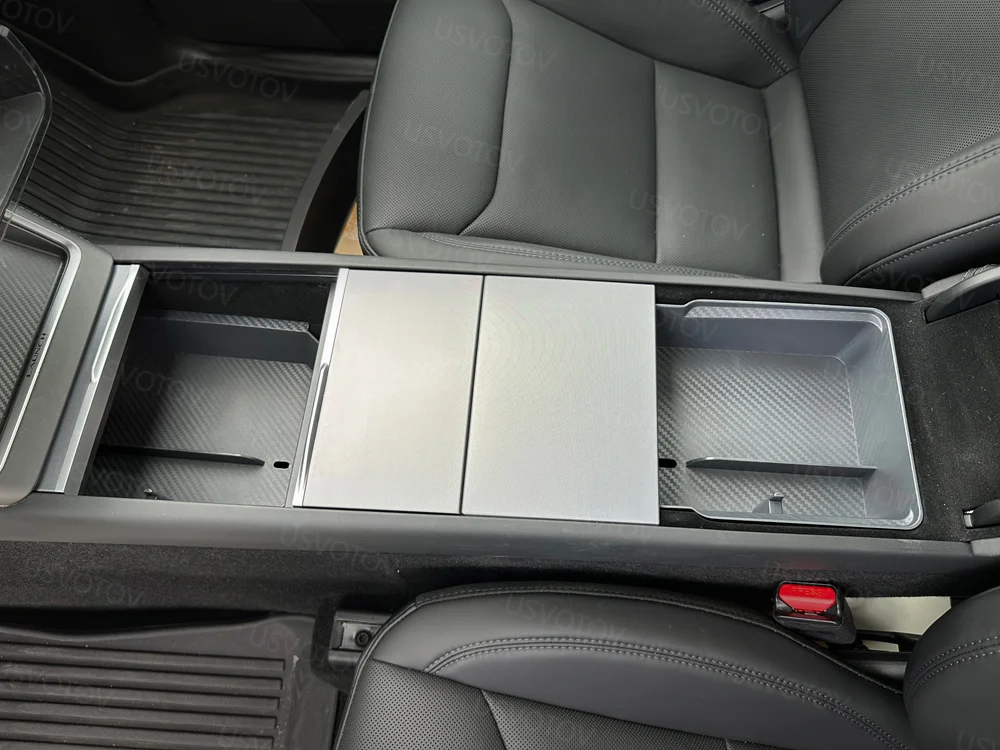 Für 2025 2026 Tesla Model 3 Y YL Juniper Aufbewahrungsbox Mittelkonsole Organizer Ablage Armlehne Brillenhalter Getränkehalter Zubehör – Detail 7