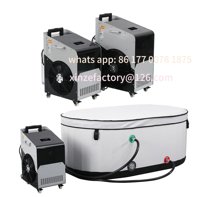 Raffreddatore per bagni di ghiaccio personalizzabile Raffreddamento ad acqua e riscaldamento Raffreddatori per bagnetto di ghiaccio Raffreddatore a immersione fredda Vasca da 1000 litri