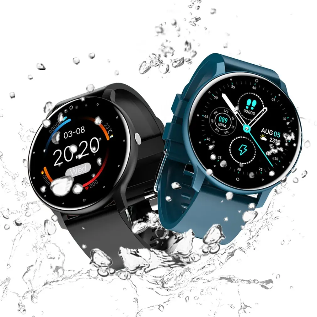Hot ZL02 Smart Watch Full Screen Sport Fitness Watch IP67 Waterproof Information Reminder Multifunctional Watch Dropshipping