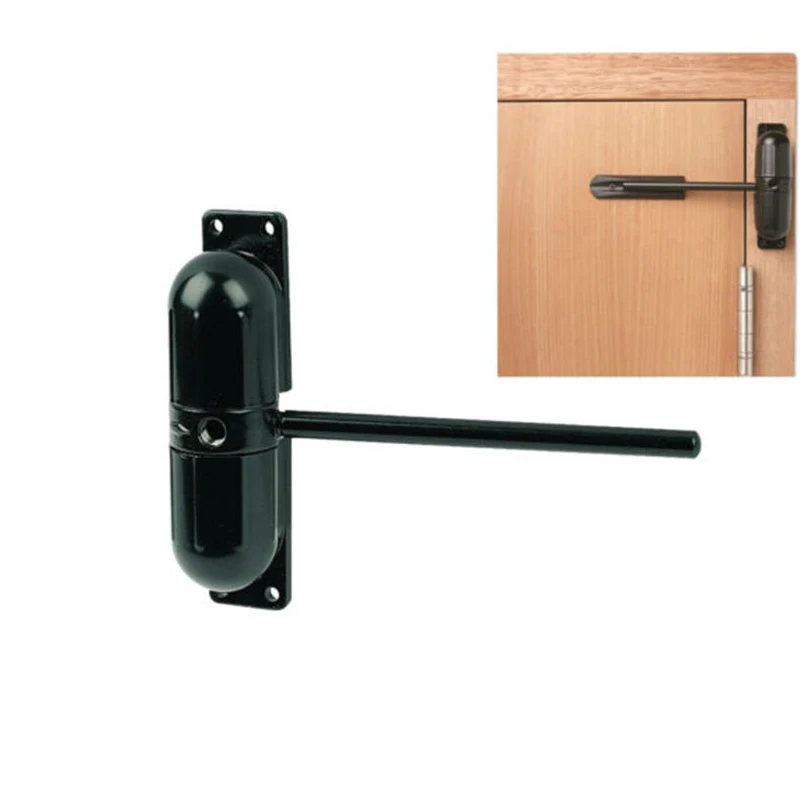 

Zinc Alloy 20-70KG Spring Door Closer Automatic Door Closer Mounted Door Stops Adjustable Surface Door Closer