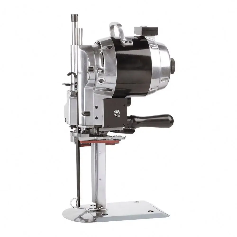 Industrial Electric Straight Knife Fabric Cutter Sharpening Cloth Cutting Machine Garment Leather Textile Manual Home Use Motor