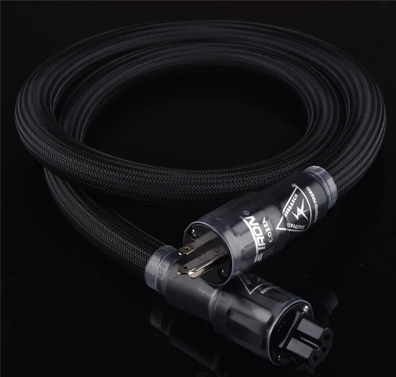 New snake king flagship Snakes Shunyata Research Cobra Audiophile Audio Power Cord US&EU Version HiFi Audio system Power Cable