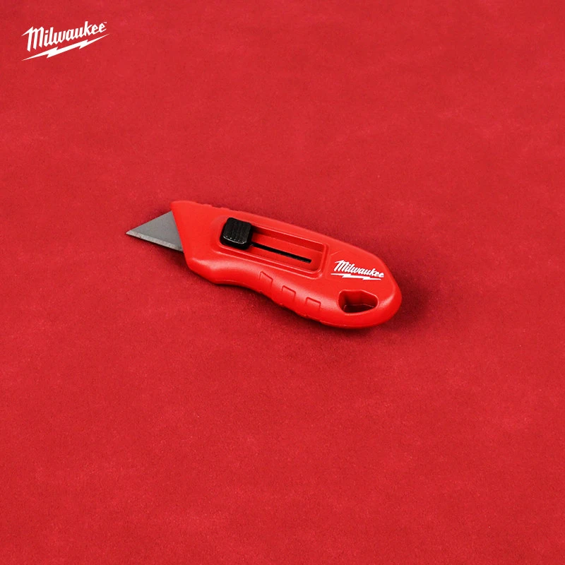Milwaukee Mini Selbstverriegelndes Kunstmesser, Kompaktes Universalmesser, Manuelles Werkzeugzubehör, Tragbares Werkzeugmesser 4932492379/48-22-1516 – Detail 1