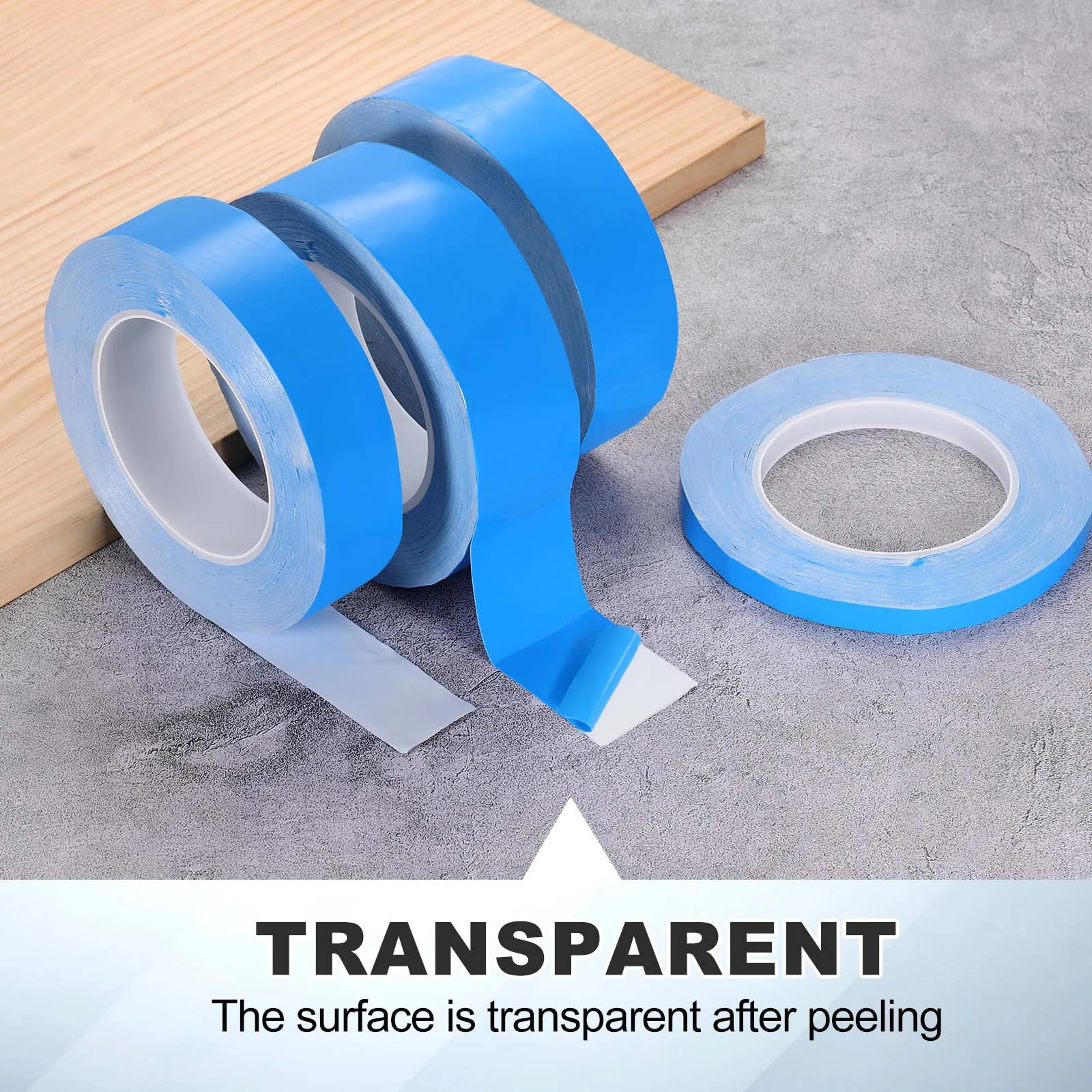 25m Blue Insulating Thermal Adhesive Tape Double Sided Thermal Conductive Tape for Coolers LED Strips Heat Sink Computer CPU GPU