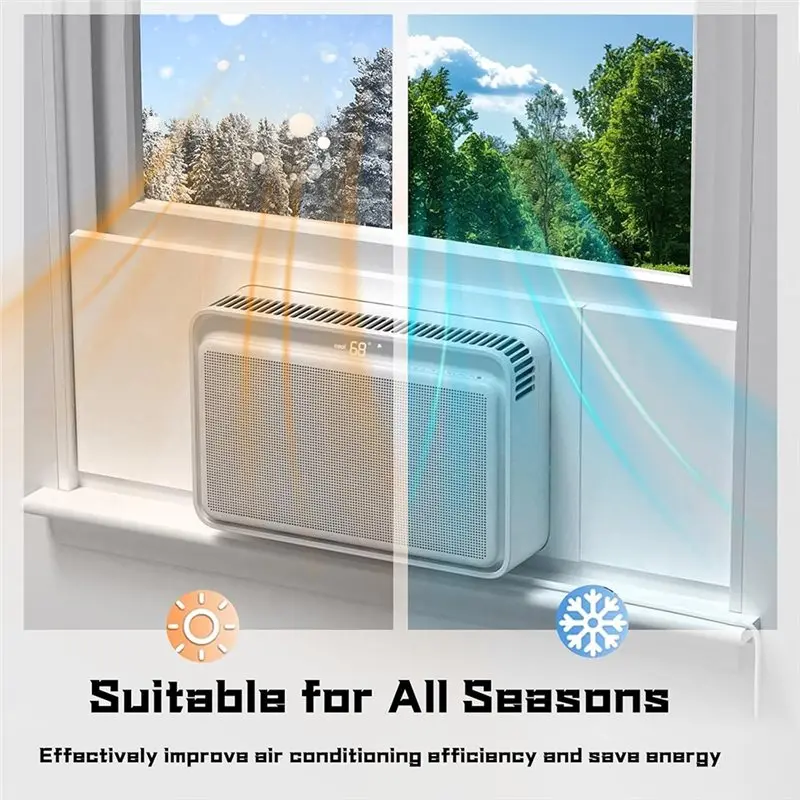 SYW-Waterproof Surround Insulation Side Panels For Window Air Conditioner- 2 PCS With Double-Sided Tape For AC Units