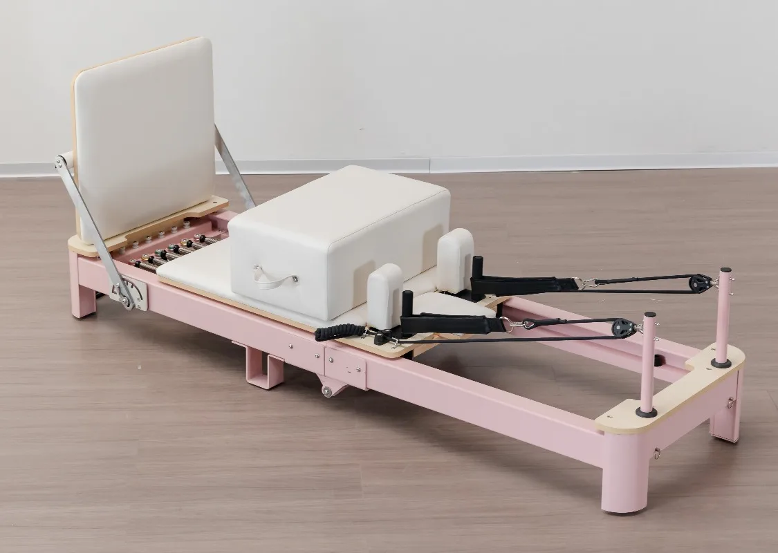 High End Custom Logo Space Saving Foldable Yoga Bed Folding Aluminum Reformer Machine