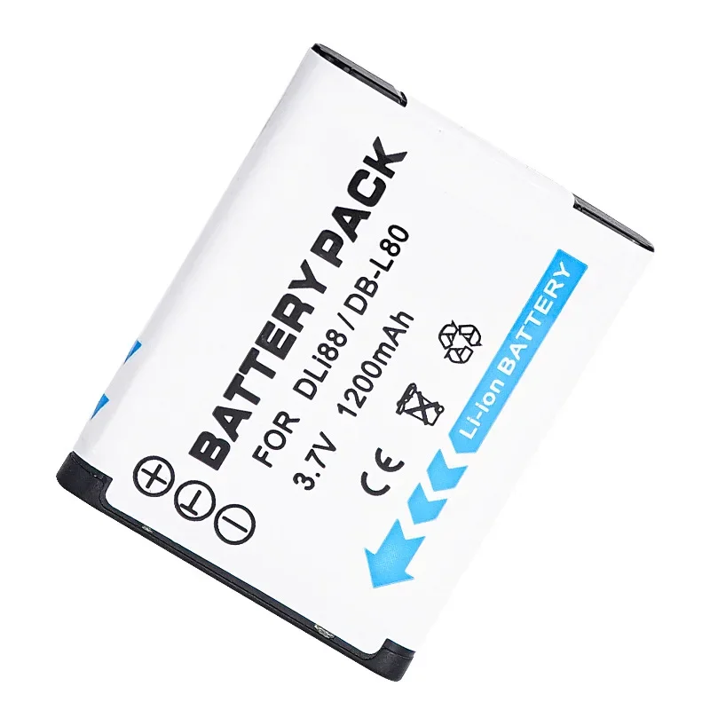 جديد استبدال بطارية الكاميرا 3.7 فولت 1200 مللي أمبير D-LI88 ل PentaxP70 P80 WS80 W90 H90 CG10 CG20 سانيو VPC-CG10 CG100 CG102 DMX-CG11 #4