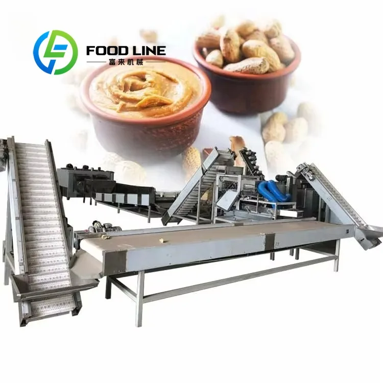 Automatic Peanut Butter Processing Line Cocoa Liquor Grinding Machines Almond Nut Butter Making Machine