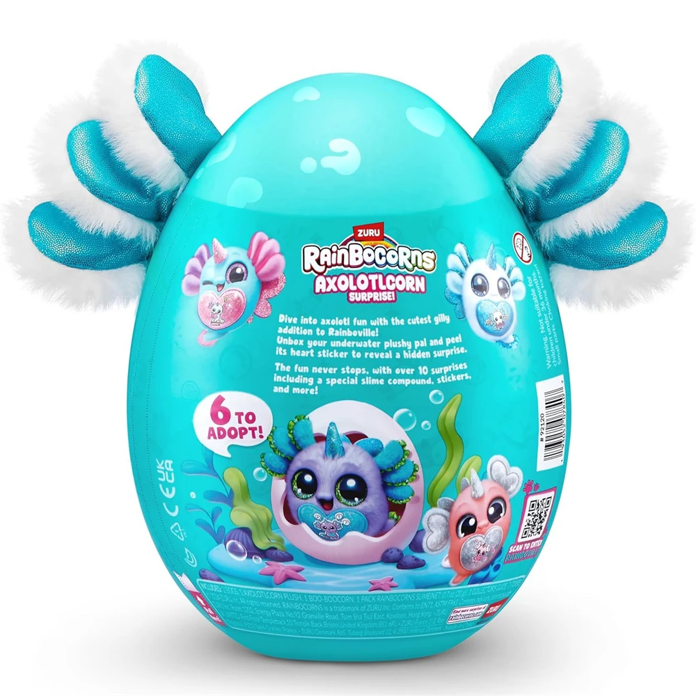 Zuru Rainbocorns Axolotlcorn Surprise Egg Unicorn الجنية ماجيك البيض تحصيل الاتجاه لعبة صندوق أعمى فتاة هدية #6