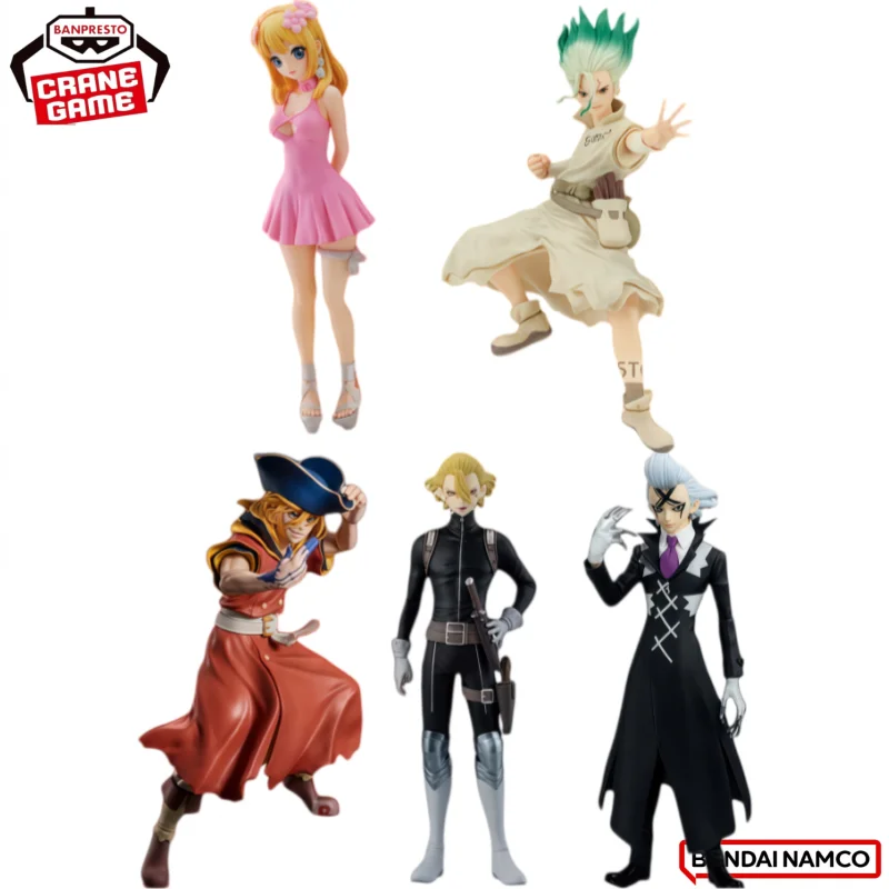 In Stock Bandai Original Banpresto Dr Stone Xeno Action Figure Model Doll Brand New Boxed Anime Characters Toys Model Garage