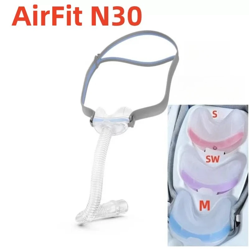 Ventilator Accessories Nasal Mask Nasal Pillow S/SW/M Silicone Pad Original AirFitN30 Nasal Mask Ventilator Accessories
