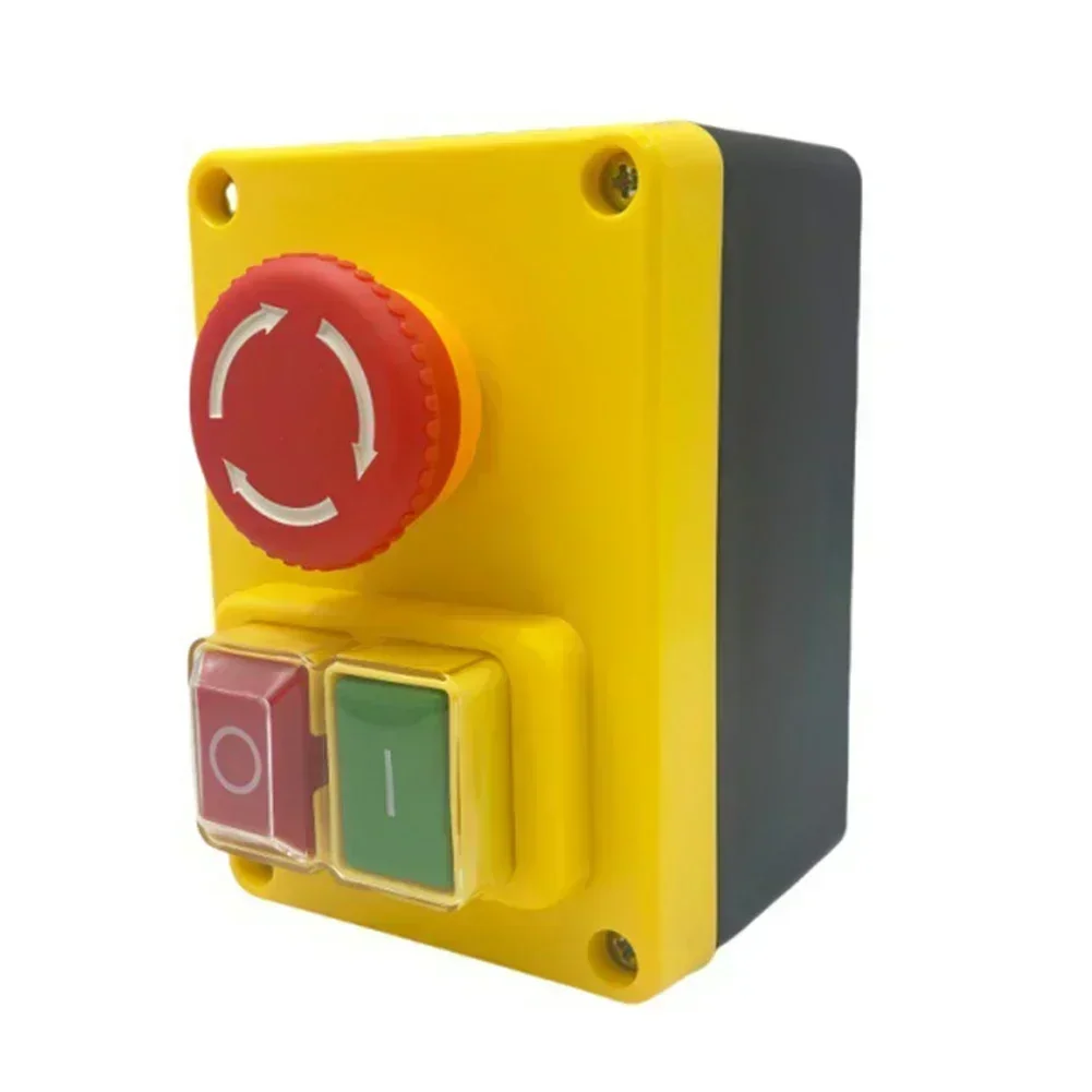 KJD17D Electromagnetic Push Button Switch 250V Self-Locking Emergency-Stop For Industrial Equipment And Heavy Duty Electrical