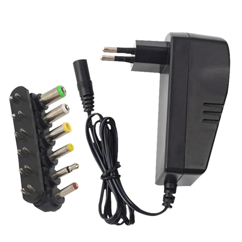 30W 3A Adjustable Charger Adapter Multi Voltage Power Supply Converter 220V TO 12V DC 9V 6V 5V 3V Power Adapter EU