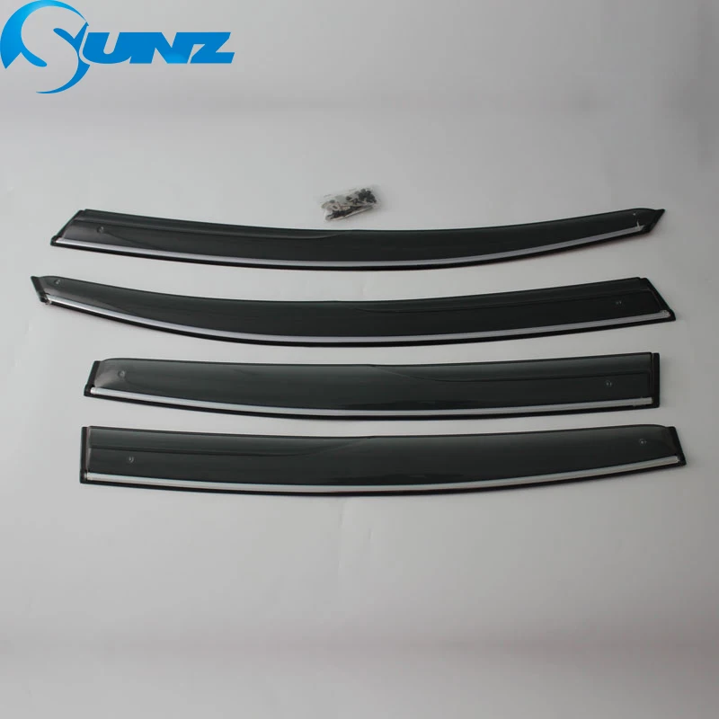 Side Window Deflectors For VW Tiguan 2007 2008 2009 2010 2011 2012 2013 2014 2015 Car Side Window Wind Deflectors Vent Visors