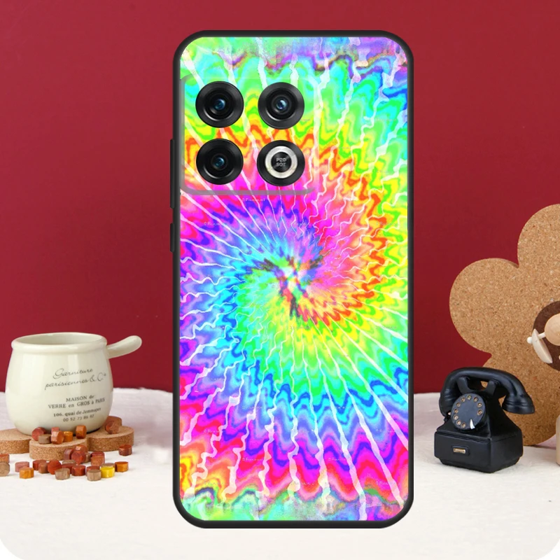 Tie Dye Trippy Silicone Case For Oneplus Ace 10 9 Pro 8T Nord 2 2T N10 20 N100 200 Luxury Soft Cover Coque