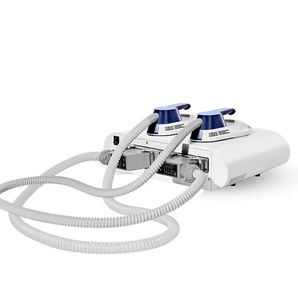 المهنية 3000 واط سطح المكتب EMS محفز العضلات 2 مقابض معدات التخسيس مع نظام تبريد الهواء لأنواع المكونات الأمريكية IT ZA CN #4