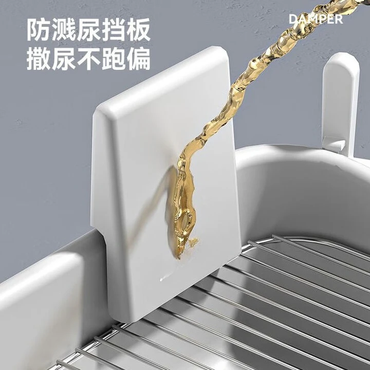 مرحاض كلب كلب صغير من الفولاذ المقاوم للصدأ للكلاب