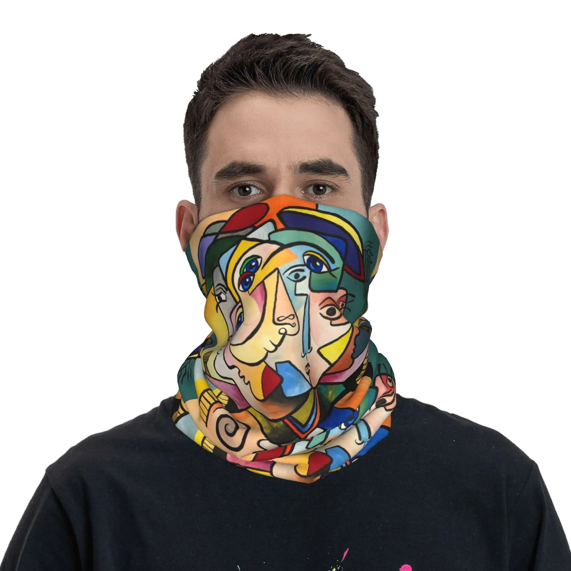 Pablo Picasso Bandana Neck Cover Printed Wrap Scarf Balaclava Outdoor Sports Unisex Adult Windproof