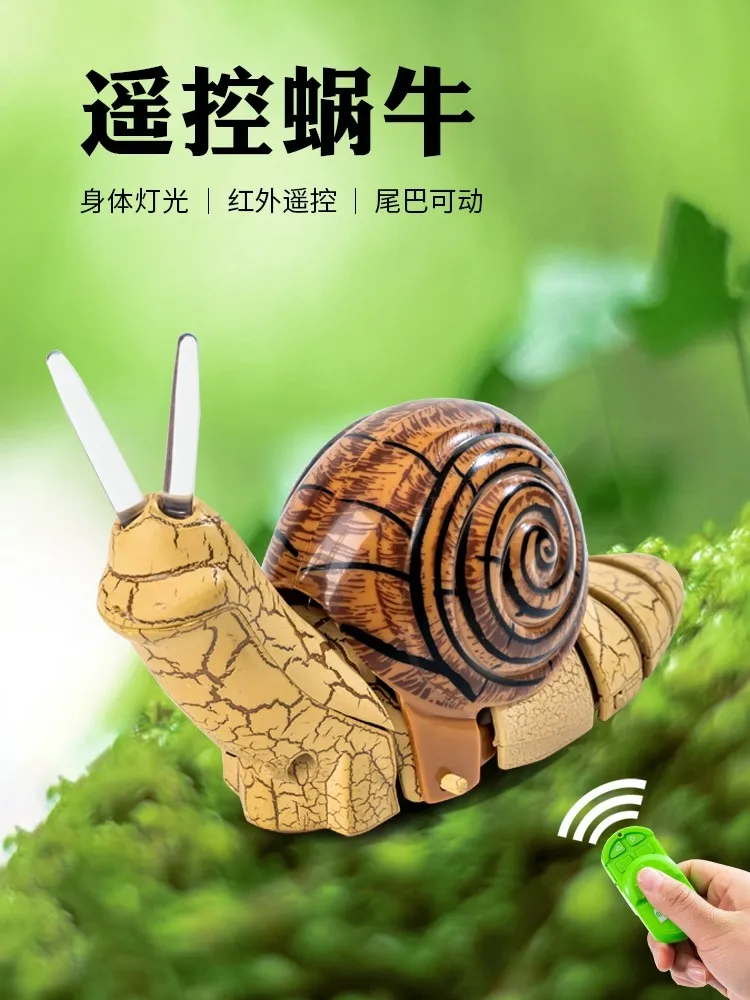 Remote Control Electric Snail Simulation Toy Model for Children Creative Boys and Girls Intelligent Moving Children's Toys