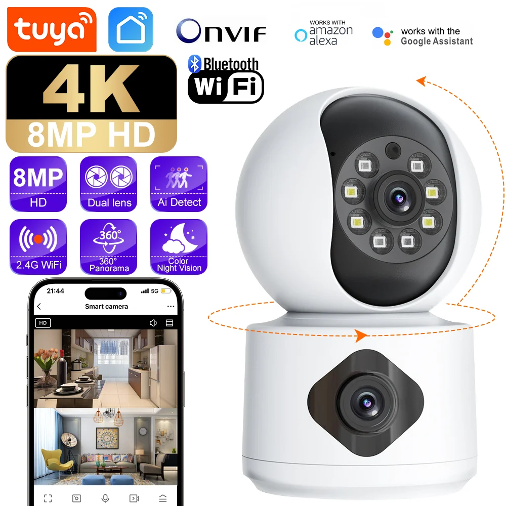 Tuya 8MP Hd Wifi Ca… - image