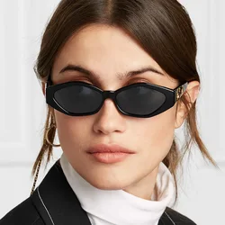 Retro Rectangle Sunglasses Women Brand Designer Vintage Small Frame Sun Glasses Ladies Classic Black Square Gafas De Sol Очки