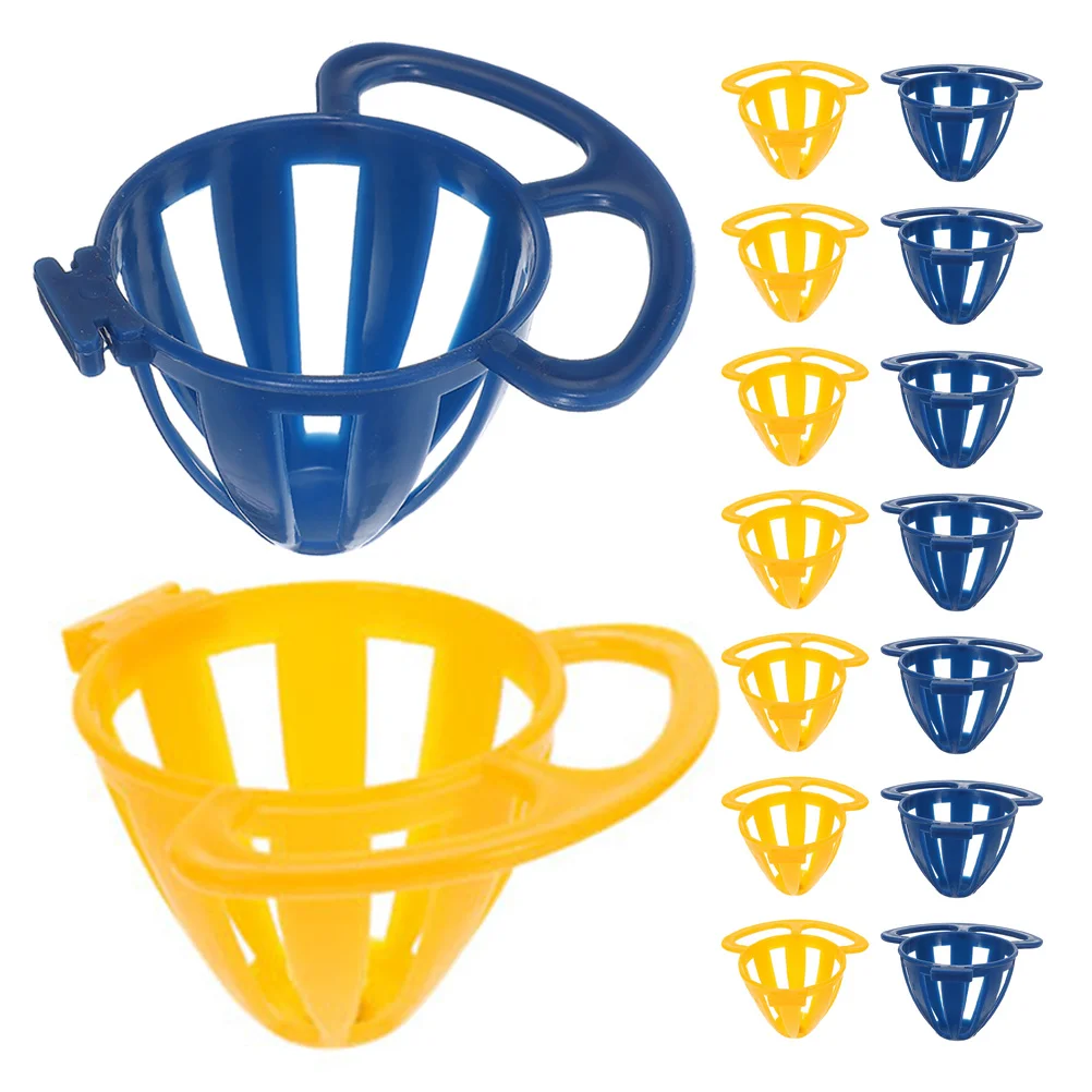 

20Pcs Bird Cage Hanging Fruit Vegetable Basket Boiled Egg Holder Calcium Chew Foraging Treats Parakeet Cockatiel Wild Birds