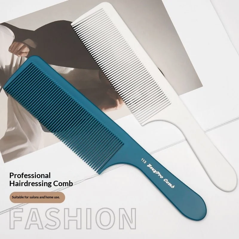 Professional Hair Cutting Comb Anti-static Flat Head Cutter Comb Wide Tooth Haircut Brush Salon Barber Hair Clipper Accessories