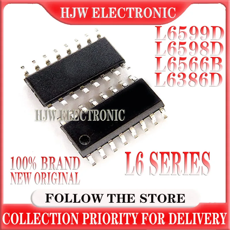 

5pcs L6599d L6598d L6566b L6386d Sop-16 6599d 6598d 566b 6386d New