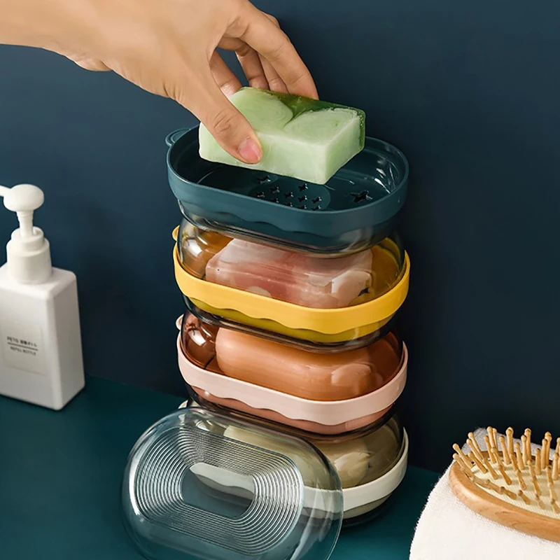 Travel Waterproof Soap Dish Portable Soap Case Holder Quick Drying Sealed Soap Container Box Creative Home Bathroom Accessories