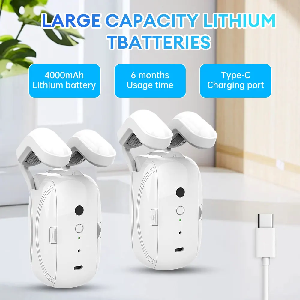 1pc/2pcs Tuya Smart Curtain Robot, Roman Rod Track, APP Control,Single/Double (Works With Tuya Gateway For Remote Control)