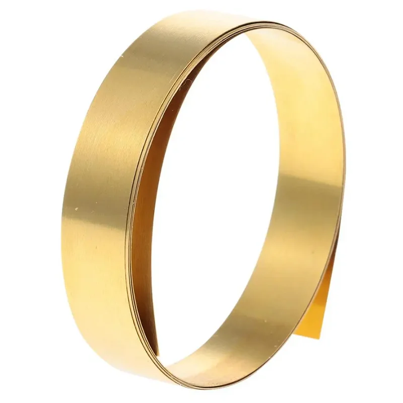 0.02-0.4mm Thin Brass Foil Strip  H62 H65 C28000 Narrow Tape