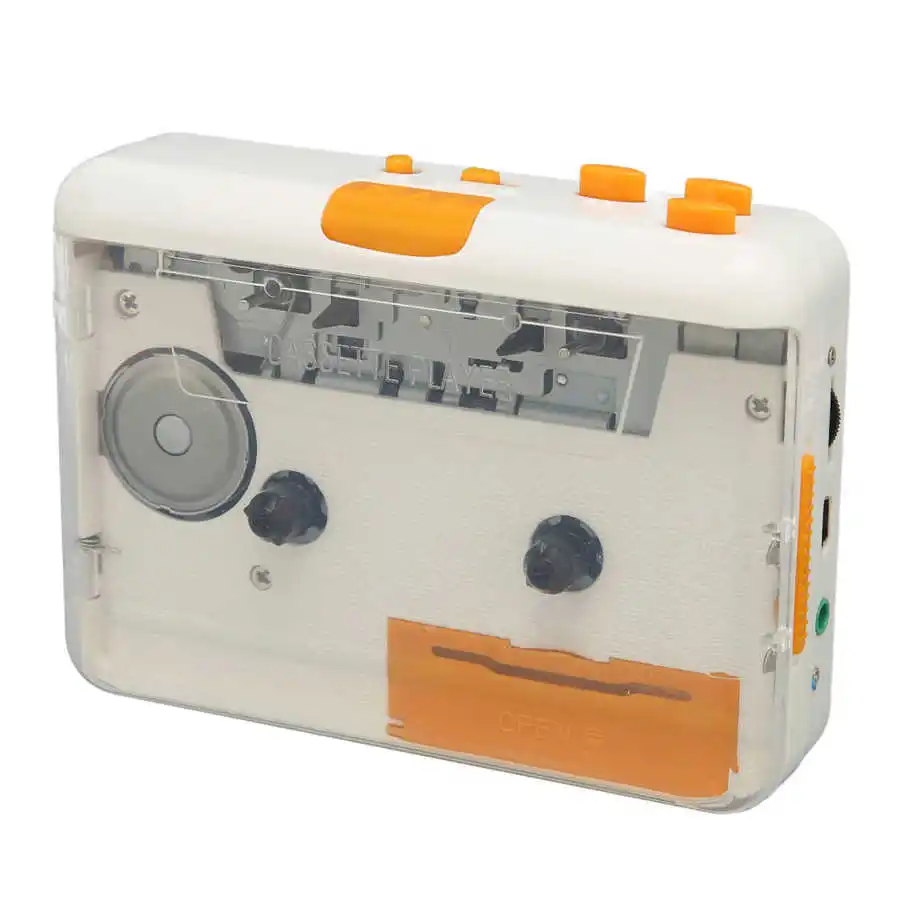 Portable Walkman Tape Player Captures MP3 Audio Music via PC Cassette to MP3 Converter Tape Cassette Recor